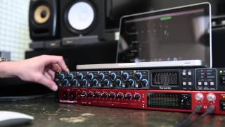 Focusrite  Getting Started with Clarett 8Pre  Video 5  Expanding via ADAT [upl. by Eiffe]