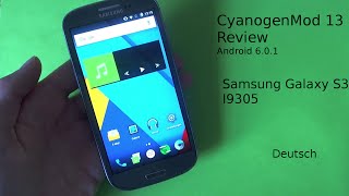 CyanogenMod 13 Android 601 Review  auf dem Samsung Galaxy S3 LTE Deutsch  German • HD [upl. by Dahraf]