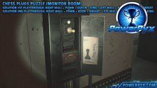 Resident Evil 2 Remake  Sewers Chess Plugs Puzzle Solution 1st amp 2nd Playthrough Solution [upl. by Bowers492]