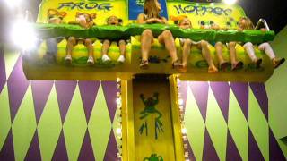 Kids on the Frog Hopper Ride at Johns Incredible Pizza [upl. by Lorilee795]