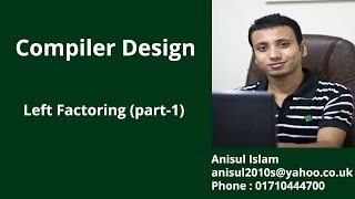 Compiler Design Bangla Tutorial 16  Left Factoring Part1 [upl. by Mazlack]