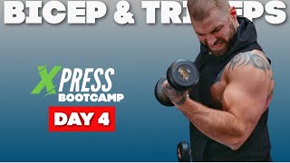 Bootcamp Day 4  Zeus Fitness Biceps And Triceps Workout  20 Mins [upl. by Voss59]