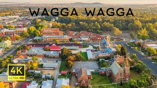 Charles Sturt University to Wagga Wagga Town Centre  4K Scenic Driving Tour [upl. by Bethena]