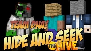 Minecraft MiniGame Hide And Seek w Team DnA [upl. by Arraik345]