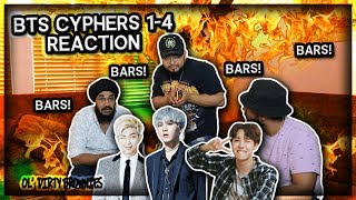 BTS방탄소년단  Cypher Pt1234  Medley  REACTION  Ol Dirty Brownies [upl. by Eerahs479]