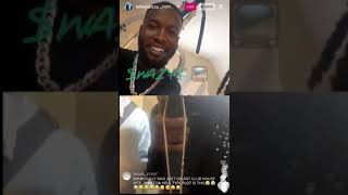 Taliban Glizzy amp Shy Glizzy go live with hittas showing off Ant Glizzy ‘BARBARSON’ Chain [upl. by Oakley]