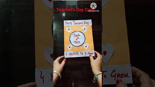 DIY Teachers Day card Handmade Teachers day card making idea [upl. by Acirtal617]