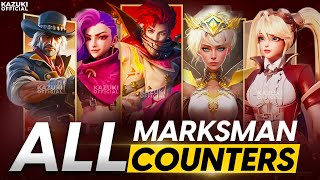 HOW TO COUNTER ALL 19 MARKSMEN IN MLBB [upl. by Way934]