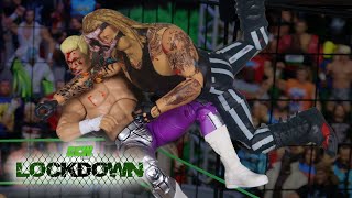 GCW LOCKDOWN 2021 FULL SHOW WWE Action Figure PPV [upl. by Bullock]