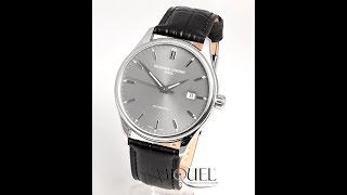 Frederique Constant Classics Index mit EStrap Hybriduhr Ref FC303LGS5B6 FM11718 [upl. by Nirot]