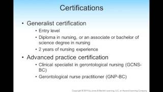 Chapter 1 Gero Geriatric Concepts for Nurses [upl. by Akimat]