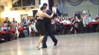 Maria Ines Bogado y Sebastian Jimenez bailando la TUPUNGATINA en LA BALDOSA [upl. by Adikram312]