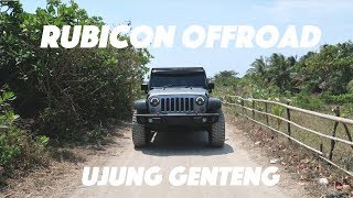 MAIN PASIR Naik JEEP RUBICON di Pantai UJUNG GENTENG [upl. by Quartet]