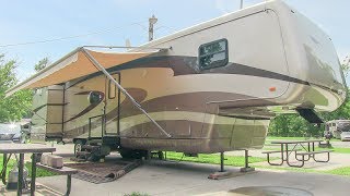 2003 Newmar Mountain Aire 39SDTS luxury 5th wheel camper walkaround tutorial video [upl. by Milda]