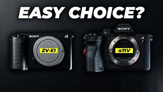 Sony A7iv vs ZVE1 You Won’t Believe This [upl. by Lauro]