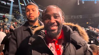 Fighter Reaction To David Benavidez Knocking Out Demetrius Andrade Esnews Boxing [upl. by Eibor]