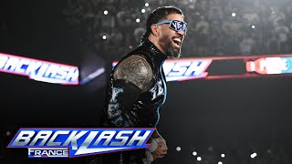 Jey Uso sends Lyon crowd into a frenzy with entrance WWE Backlash France highlights May 4 2024 [upl. by Etolas]