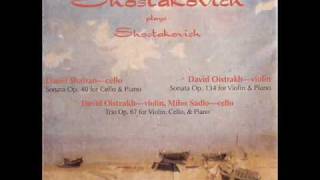 TRIO op67 1947 recording  shostakovich plays shostakovich 34 [upl. by Leile]