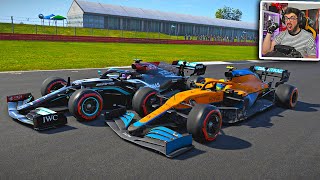 LUCHANDO POR LA VICTORIA EN SILVERSTONE 🏆  F1 2021 [upl. by Arocat]