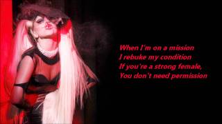 Lady Gaga  Scheiße \ Lyrics On A Screen [upl. by Eidolem]