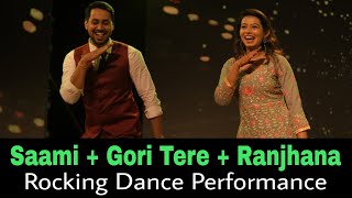 Saami  Gori Tere Naino me  Ranjhana  Rocking Performance by Nikhil amp Shrutika  Couple Dance [upl. by Regni]