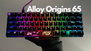 HyperX Alloy Origins 65 Gaming Keyboard unboxing [upl. by Emanuela188]