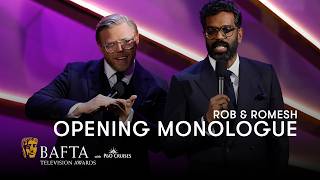 Rob amp Romesh hilariously lay down the ground rules at the 2024 BAFTA TV Awards [upl. by Keldon]