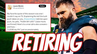 Jason Kelce REVEALS THIS After RETIRING [upl. by Lebama338]