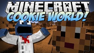 Minecraft  COOKIE WORLD MOD Cookie Zombies Slime Cookies amp More  Mod Showcase [upl. by Karalee]