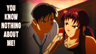 No going back now for Rock and Revy Black Lagoon epic scene part1 [upl. by Aivonas]