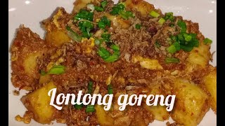 LONTONG GORENG RESEPI RINGKAS [upl. by Ellerihs]