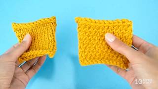 How to Knit Stockinette Stitch That Doesnt Curl [upl. by Aiset]