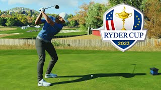 RYDER CUP MATCH  Alt Shot Match 2  PGA TOUR 2K23 Gameplay [upl. by Yrnehnhoj]