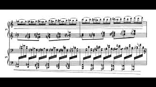 M Ravel  Rapsodie espagnole with score  Faccini Piano Duo [upl. by Elazaro682]