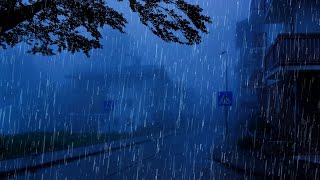 Barulho de Chuva para Dormir Profundamente e Relaxar ⛈ Som de Chuva Forte Vento e Trovoada 15 ASMR [upl. by Eelrahs]