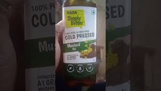 Tata quotCold Pressquot Mustard Oil Honest Review 😱 [upl. by Bascio581]