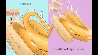 Blender Quick tips Create traditional style realtime lineart in a super simple way [upl. by Marna]