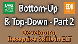 BottomUp and TopDown Processing  Part 2 [upl. by Ameluz]