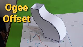 Ogee Offset ReducerDuct Fitting TransitionDuct layout [upl. by Naerad]