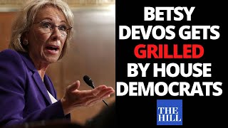 Betsy DeVos GRILLED by House Democrats at hearing [upl. by Herv]