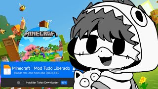 MINECRAFT MOD  apk android versão tudo liberado skin e mapas [upl. by Dodie]