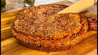 Das BESTE Brot ohne Mehl  Linsenbrot  Glutenfreies Brot  Diät Brot  Rezept  123 [upl. by Tenaj]