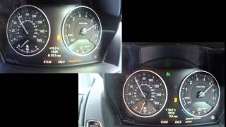 BMW M135i 0100 Mph Auto VS Manual Acceleration Video [upl. by Pember888]