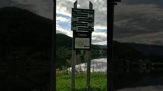 Information sign at Odden Camping with a lovely view behind [upl. by Jillayne801]