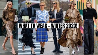 10 Winter Fashion Trends to Wear NOW [upl. by Annayat]