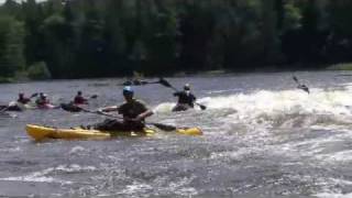 Extreme Kayak Fishing in rapids [upl. by Tonina758]