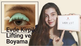 Evde Kirpik Lifting ve Boyama Nasıl Yapılır [upl. by Neisa]