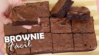 A RECEITA MAIS FÁCIL DE BROWNIE QUE JÁ FIZ  FICA PERFEITO MOLHADINHO E CRAQUELADO  DIKA DA NAKA [upl. by Beaulieu]