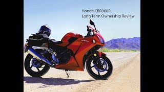 CBR300R long term ownership review  Avgrider [upl. by Gerdi]