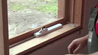 How To Install Window Awning Winders  DIY At Bunnings [upl. by Lainad363]